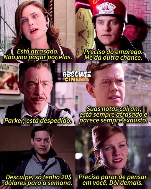 lolololhuehue's tweet photo. O peso da vida adulta!
Homem-Aranha 2 (2004) https://t.co/BoHI9R1XjR