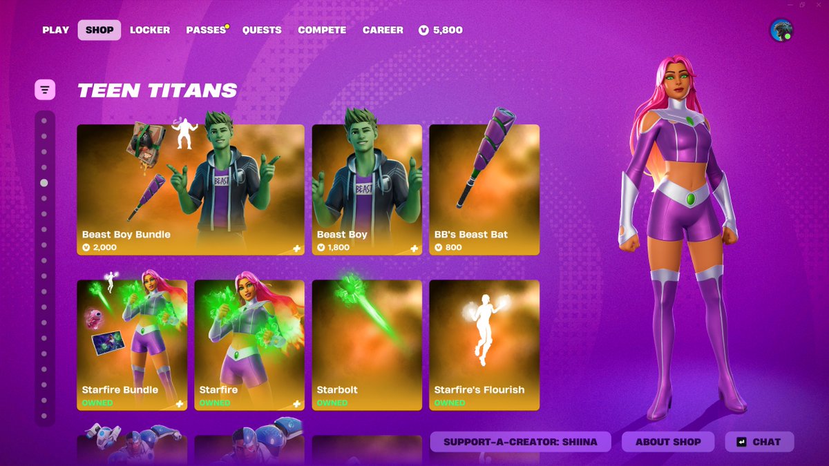 ShiinaBR's tweet photo. TEEN TITANS ARE BACK IN FORTNITE

Robin is allowed to return in February 2027, and Raven can only return if Epic creates a new skin for her at some point

Use Code "Shiina" and get them here: https://t.co/cohHyxyDyN ❤️ #EpicPartner https://t.co/oPwITBGRu6