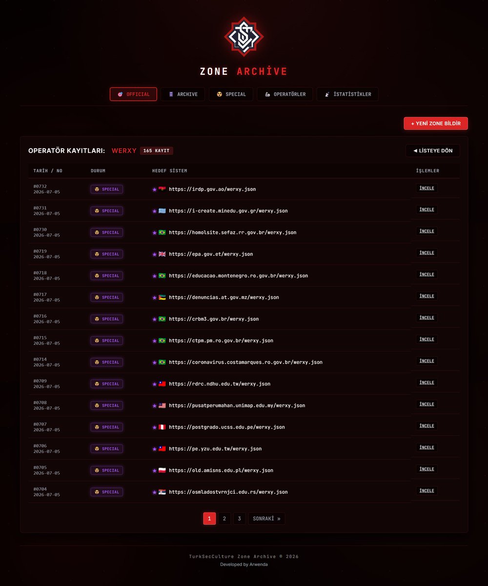 ankaredofficial's tweet photo. 🇹🇷 150x Website Hacked by Anka Red Team!

Forum Link: https://t.co/GqHr74P3hR

Zones: https://t.co/MUj5P3ZRLH

#AnkaTeam #TurkHackTeam #Hack #Deface #TurkishHacker

@DarkWebInformer @ido_cohen2 @DailyDarkWeb
@VECERTRadar @FalconFeedsio https://t.co/KCLr8Mob1r