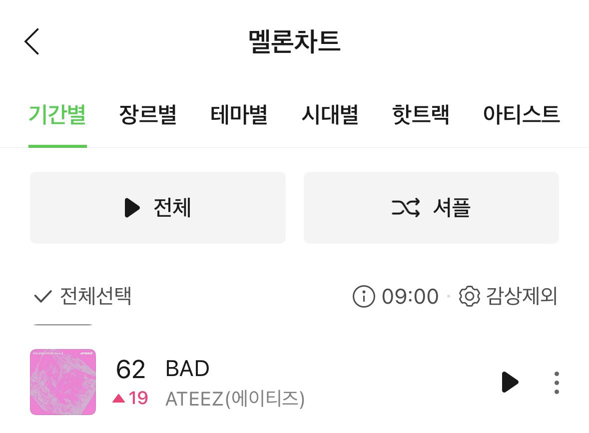 firekitkattt's tweet photo. 에이티즈 멜론차트 TOP100 진입 + 62위!! ✨

이제 차트 진입도 어려운게 멜론탑백인데
등수도 계속 올라가구있음.. 아기특해에이티즈😭😭🫰🏻 https://t.co/Nur4mjTv2r