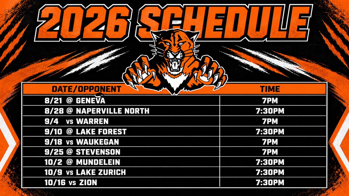 LHSWildcatsFB's tweet photo. 2026 Varsity Schedule 

#SkoCats #Project153 #SpeciaLville https://t.co/XEvADrejIz