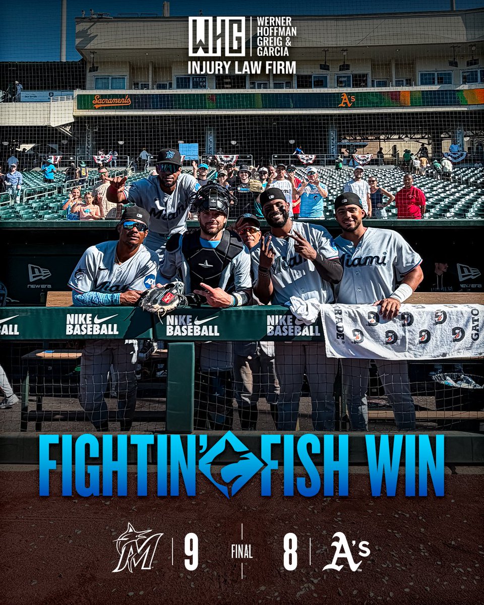 Marlins's tweet photo. A golden weekend in the Golden State. https://t.co/cNB4MlUR66