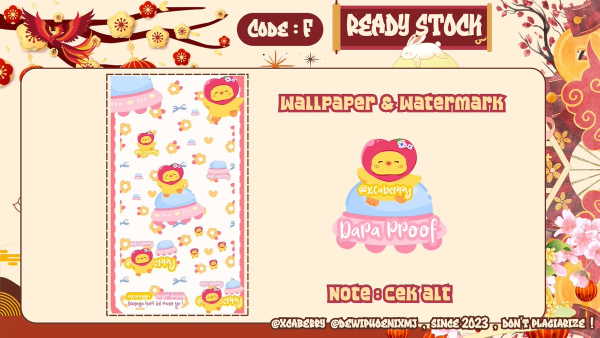 xcaberry's tweet photo. any repost would be appreciated 🍒

haloooo teman-teman (˶˃ ᵕ ˂˶) aku ready lagi wallpaper &amp; watermark yang bisa kalian jemput dengan price 15.000 free retext 🤍 

cek ALT untuk note

mari jajan atau bisa untuk sponsor giveaway 🫶🏻 #bealanja https://t.co/VZBXEUcFCo