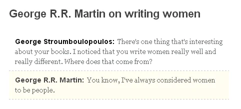 nise_yoshimi's tweet photo. i've always liked george for this and i think its why its always a bit of a red flag for me when someone says they can't write this or that type of person. you're a writer. if you have empathy, which is the most basic part of the toolkit, then you should be able to. https://t.co/chtVPNEWi1