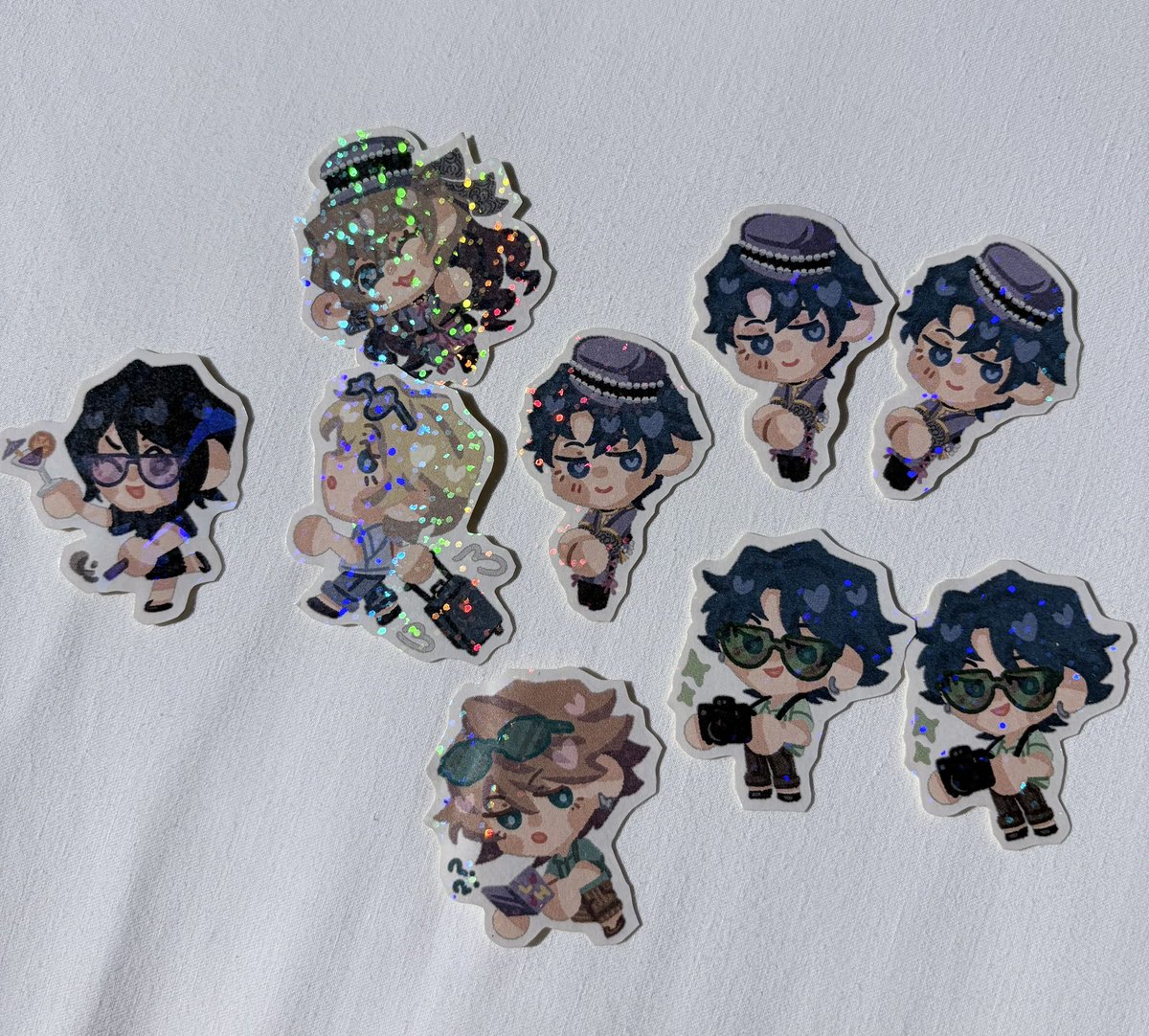 wynncident's tweet photo. Thank you @mirrcalla for letting me scramble over for stickers 😭 i feel so bad having rushed over and not sticking around but i will make sure they all make it to their proper homes and into loving hands https://t.co/Lg77D5ygMl