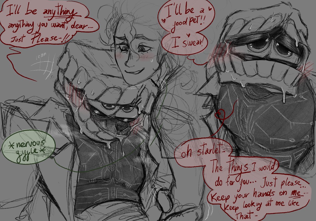 Spoicy_chimken's tweet photo. Part 5/? Of self indulgent stuff with Ca/ine
Previous part in the comments 💕
#genitalcircus https://t.co/g0zvCMT8R0