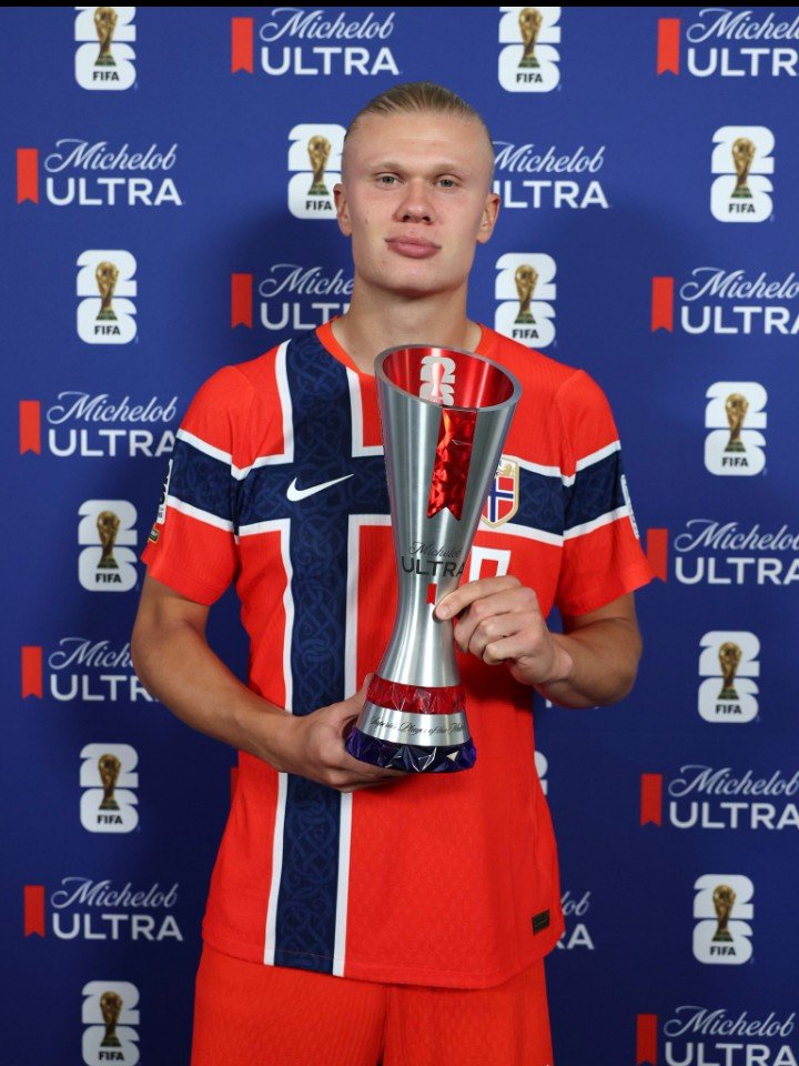 realeminofc's tweet photo. 🚨🇳🇴 OFFICIAL: Erling Haaland, Man of the Match for Norway against Brazil. 🧘🏼‍♂️ https://t.co/XbrEtYIZ02