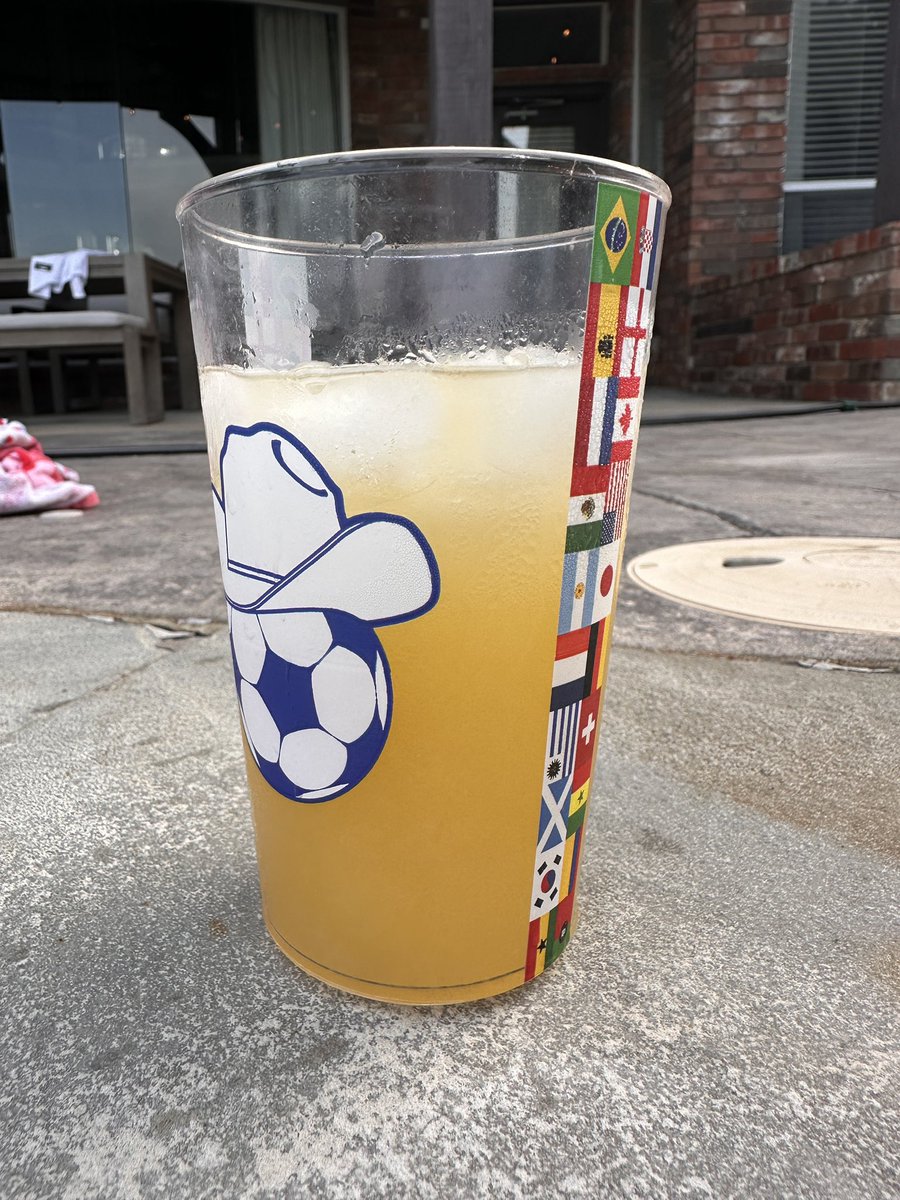 kt_donovan4's tweet photo. World Cup cup from the rangers game today. Marg for Mexico tonight https://t.co/FJsqGhdNzV