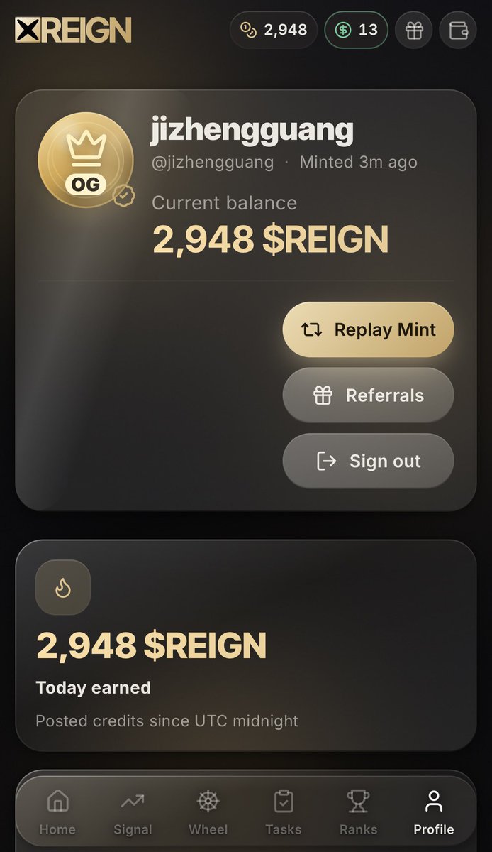 Jizhengguang's tweet photo. 零撸！零撸！零撸！

绑定推特就 $REIGN 空投➕USDT💸💸

传送门：https://t.co/OFm416cO6D https://t.co/OHKcWDtzvW