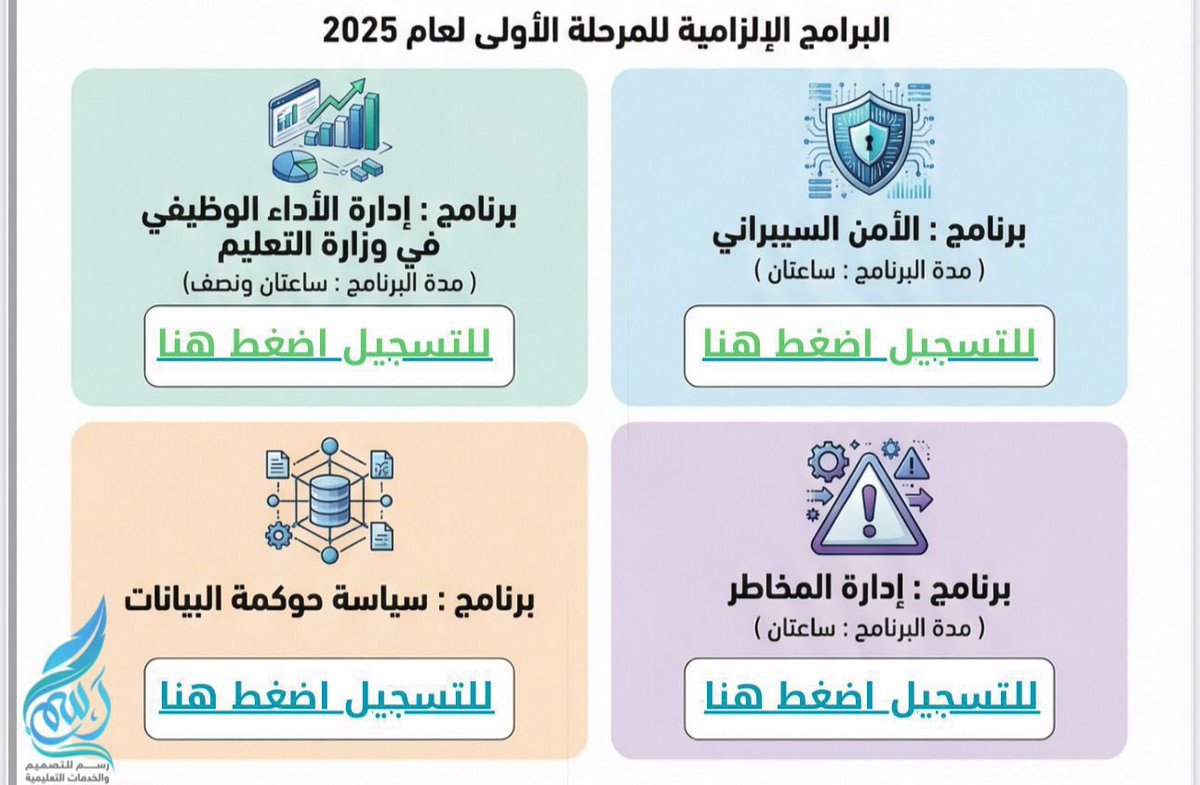 Usnvo1's tweet photo. 🔴 دورات منصة ابعاد و المعهد الوطني لـ الترقيات
🔴 الدورات الإلزامية لـ موظفين وزارة التعليم 
🔴 معلمين اداريين
🎯 حضور الدورات واصدار الشهاده بـ 10 ريال فقط
✅ والتحويل بعد التسليم 

📞 واتس اب : 0556392860
🔗 رابط الواتس : https://t.co/2UkuMnv6fI https://t.co/kXFSBFmeT1
