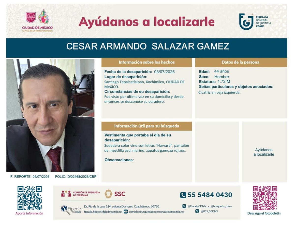 hzamarron's tweet photo. El hermano de un compañero está desaparecido, por favor difundir. 🙏🙏 https://t.co/j4VQv6gHJg