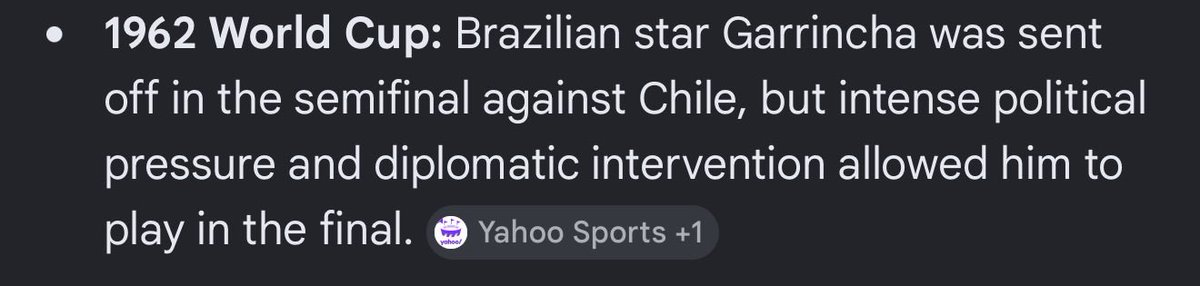 ToastyyTM's tweet photo. @Bd_irB_ll @onysera1 @philcaso Since you clearly can’t google, here ya go. 1962, in which Brazil went on to win the final. 🤷🏼‍♂️🤷🏼‍♂️ https://t.co/eSAj8fJXTZ