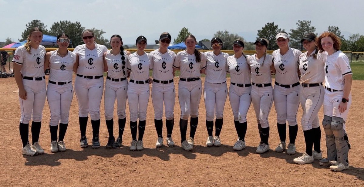 ImpactCaymolMcM's tweet photo. We finished 7-2 in Colorado, with our run ending in the 3rd Round of the Power Pool Bracket play after a hard-fought one-run loss.
The bat were hot, scoring 88 runs in 9 games. 
Love the way this team competed all week. 
On to Nationals in Tennessee! https://t.co/2mdkW5CtAp