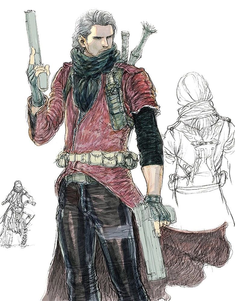 spardacomfort's tweet photo. Dante concept art https://t.co/cuT67jZjbW