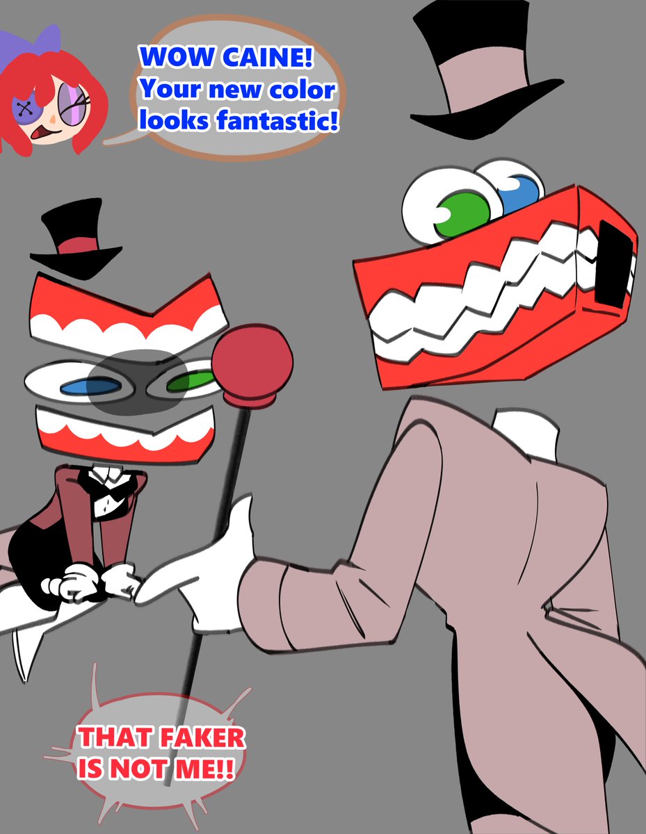 DibujoDona56243's tweet photo. ENIAC FAKER!! XDD
.
#tadcㅤㅤ #TADCㅤ #tadcfanarts #tadccomic #TADCaine #eniac #TADCpomni https://t.co/NsdWxNHtkU