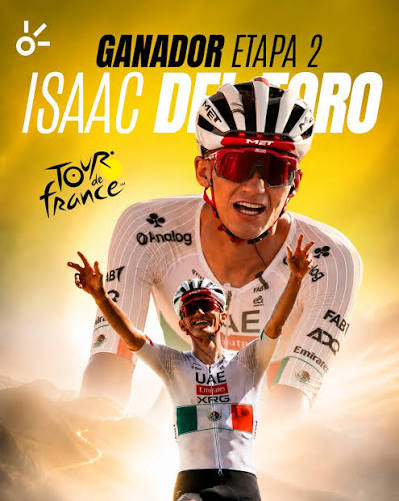 YsisiVM2026's tweet photo. ¡DOMINGO HISTÓRICO PARA MÉXICO! 🇲🇽

Hoy ganó Isaac del Toro la etapa 2 del Tour de Francia 🚴‍♂️ y Pato O’Ward en IndyCar 🏎️💨. El triunfo está en nuestro ADN hoy.

Ahora toca el turno del Tri. Entra ya al link, deja tu voto y si si?
👉https://t.co/Y27EKFT8sx

#YSiSiVamosMexico https://t.co/9EOXwPgls2