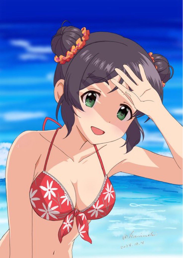 chococoronepand's tweet photo. #ビキニの日 
遅ればせながら　#楊菲菲
  ちゃんのビキニをw
懐かしい絵も添えてw https://t.co/OMxiaUwy5O