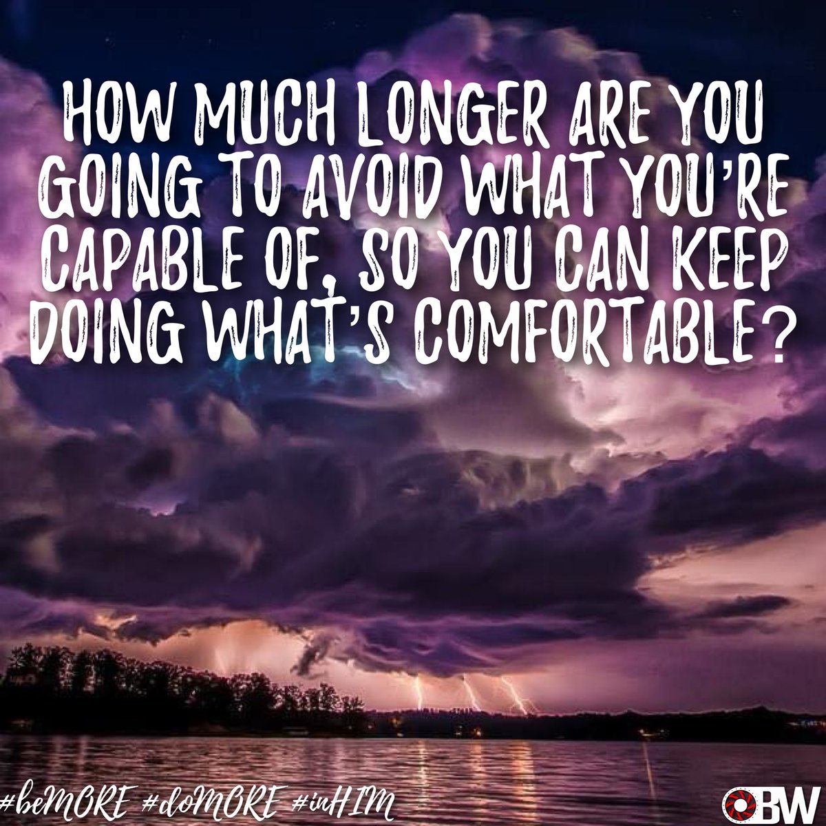 bigwheel8's tweet photo. A new week is upon us…. Will it be the “same ol’ same ol’”, or will you push passed the comfort and GROW this week?
#beMORE #doMORE #inHIM https://t.co/W4tpyIPKRS