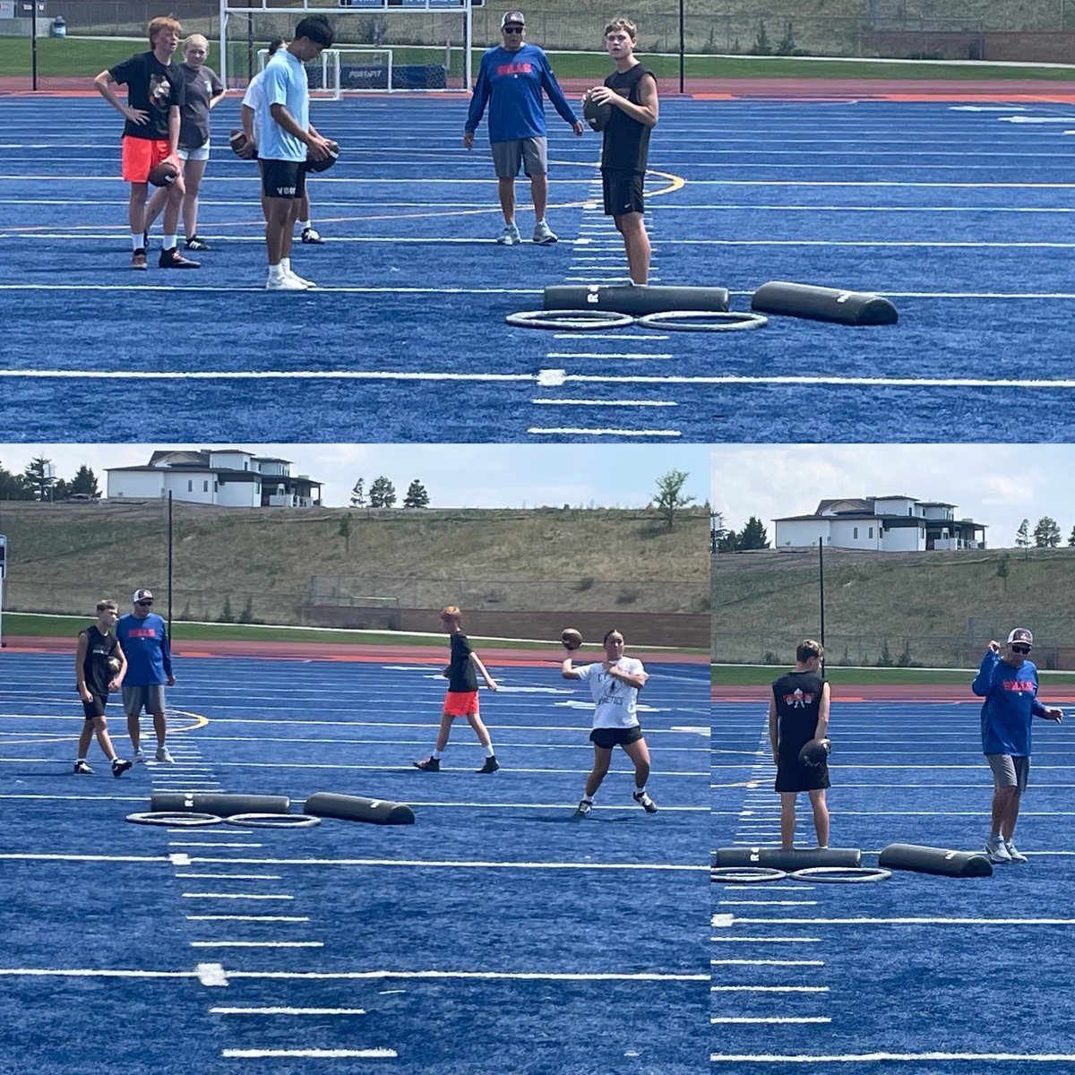 FairchildQB's tweet photo. Sunday afternoon QB session. All QBs donated to the ALS Association. ⁦@FairchildQB⁩ https://t.co/kNobEahjV9