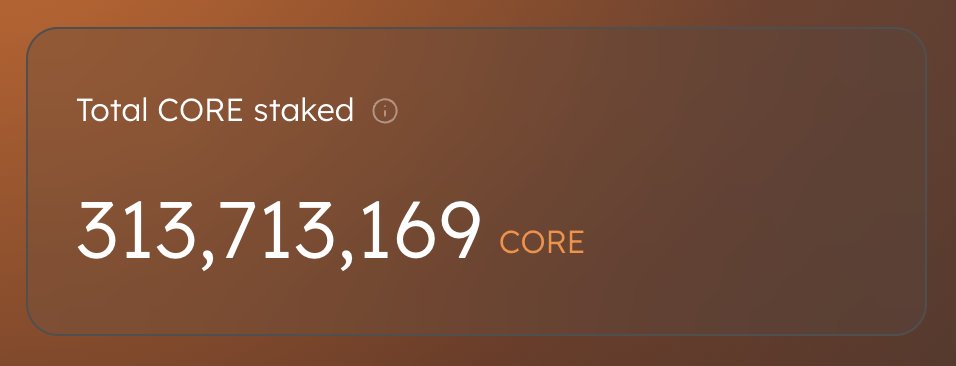 CryptoRoar007's tweet photo. The milestone is simple:

$300M + in $CORE staked.

The message is even simpler.

People believe in the network, support its security &amp; stay focused on the future instead of today's market distractions. https://t.co/JpAghRBoML
