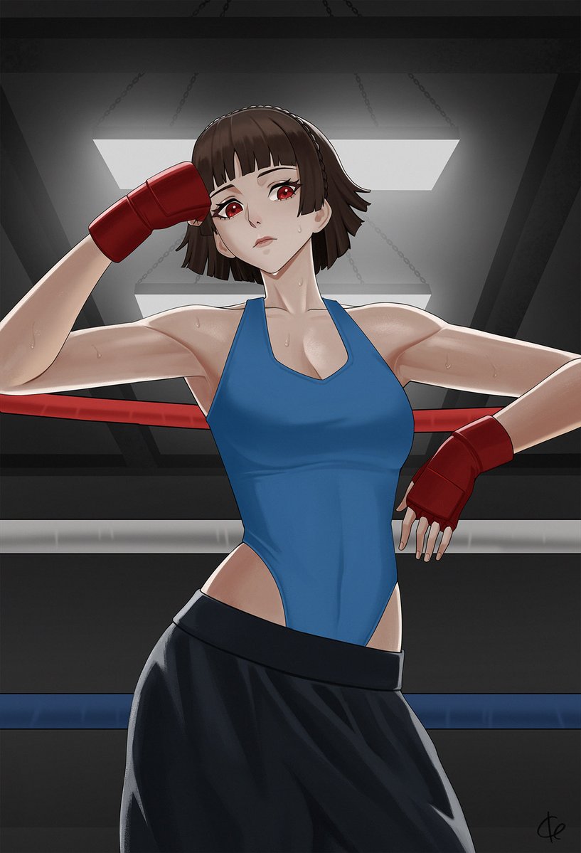 degalinx's tweet photo. Practice 
#persona5 https://t.co/vpKHg2v70X