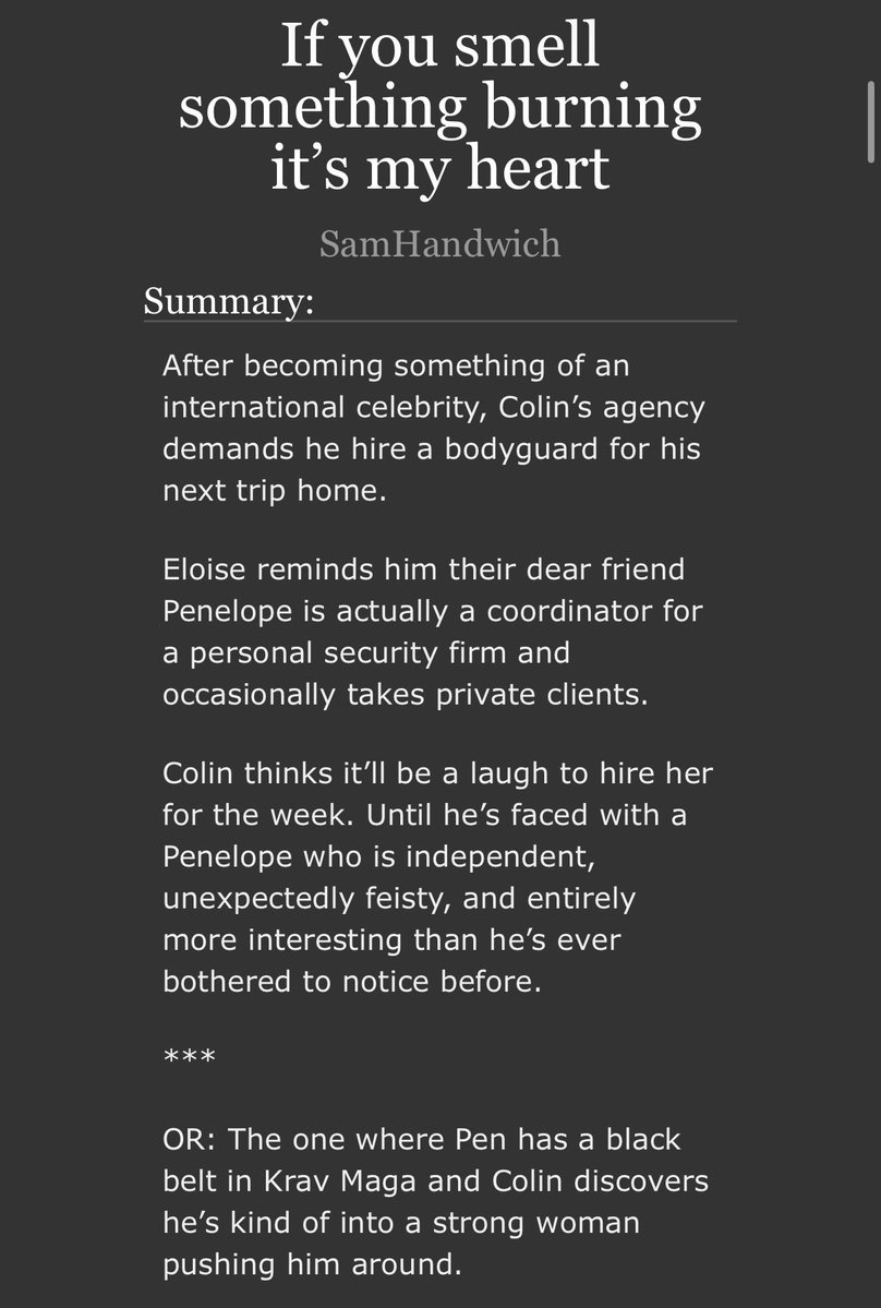 SamHandwichEsq's tweet photo. Surprise! Bodyguard AU 😈 @polinbookclub 

https://t.co/tdCSCSOt0C https://t.co/GNxsUcjfvn