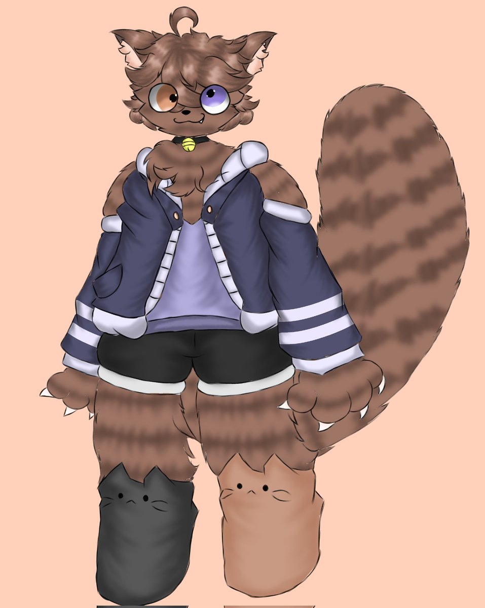 KleoIsFreaky's tweet photo. @Ekliedraws Here's my fursona :3 if you can't really do much well on furries I can get up my cr OC instead ^^ (or maybe turn them into a cookie)

And would like to see them with crunchy chip :33 my partner showed me ur art and I really like them ❤️ https://t.co/sILOM36bfw