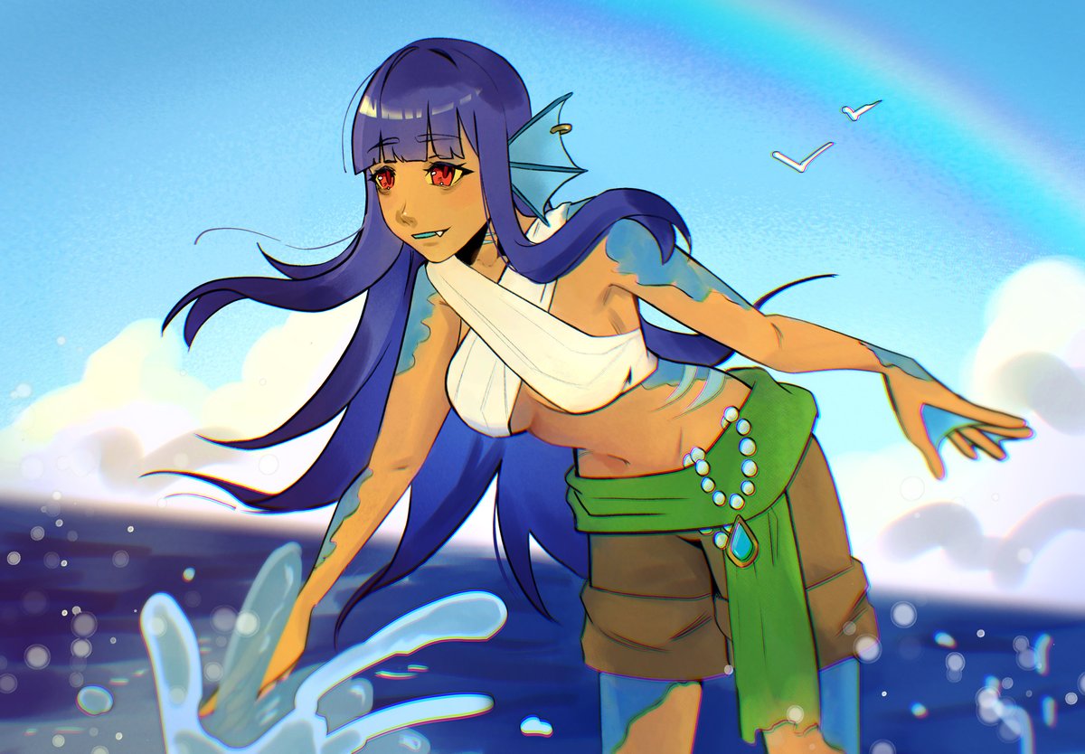 masqqq0's tweet photo. artfight attack 1- fish 

credit in reply https://t.co/qTre0NGVnu