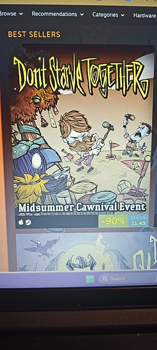 Jazzyxdy's tweet photo. GUYS DST is $2!!!! Pleeeeease if you dont have it i promise if you buy it its sooo worth it, games you always come back to is Minecraft stardew valley and DST please add it to your list!!! https://t.co/AYwsbHAN6t
