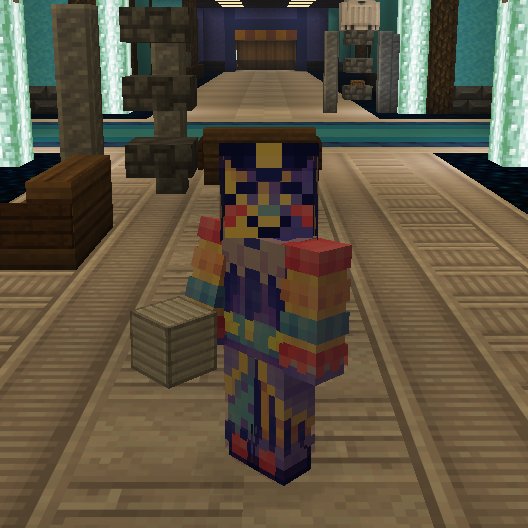 5Personalitys's tweet photo. I was bored so i made a #minecraft skin of Carme, i really love how he turned out
#SAMS #SunAndMoonShow #TSAMS #TheSunAndMoonShow https://t.co/m7LYBp8UDu
