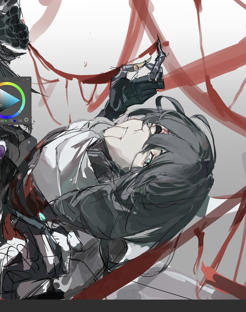 VanillaToast08's tweet photo. 画不下去 再见你自由了👋👋 https://t.co/AeHCTM8WaQ