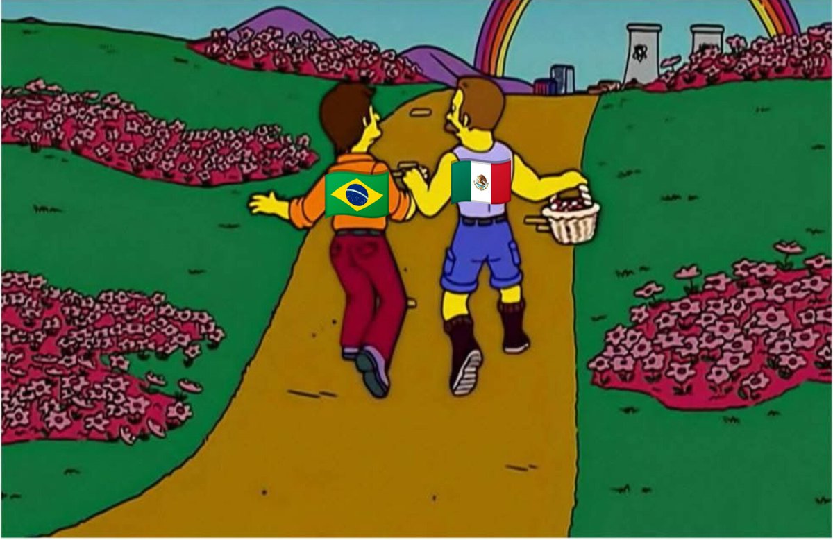 UnaTalPadawan's tweet photo. La amistad entre México y Brasil es tan grande que prefirieron despedirse del Mundial antes que jugar uno contra el otro. Para reflexionar, gente. https://t.co/WadGqk6U6A