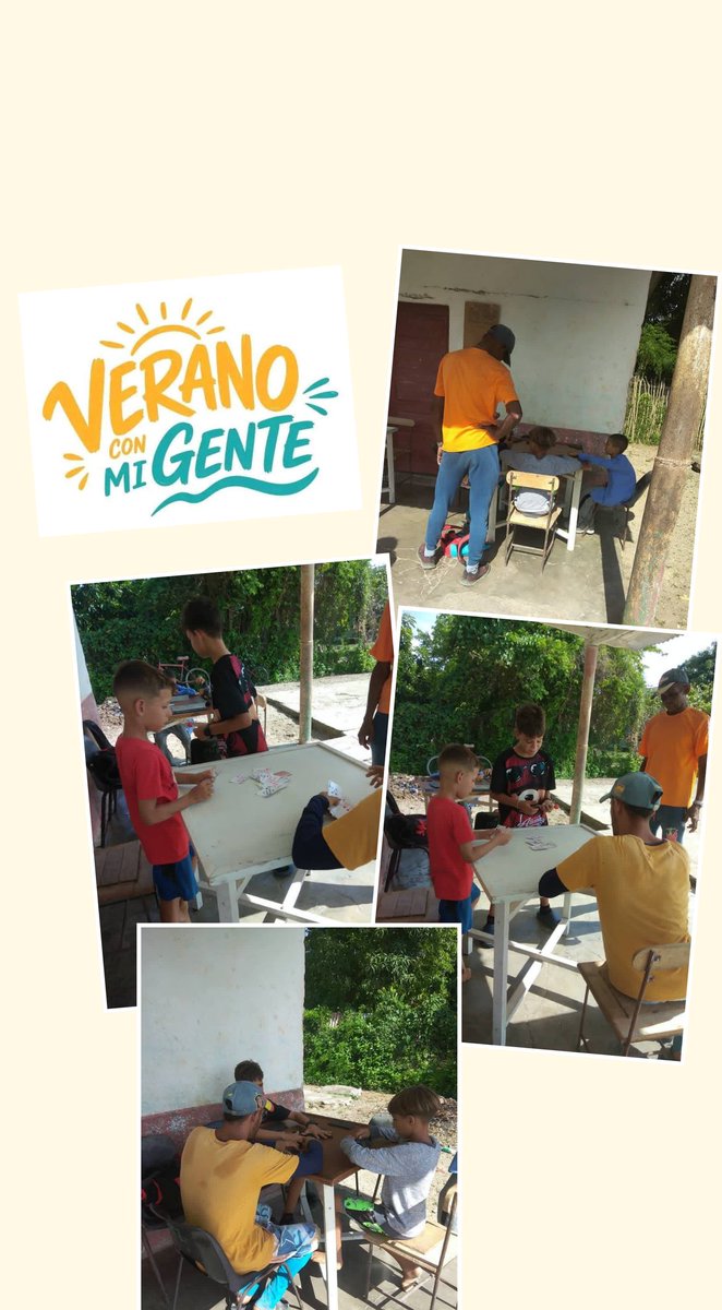 DailyPrezR1965's tweet photo. #InderEncrucijada y #EducaciónEnceucijadaVerano Con Mí Gente llega hasta #ElBarrioEsMíPatria con juegos tradicionales en los edificios de la circunscripcion 31 y 50 del Consejo Popular Encrucijada Norte #100AñosConFidel, #Verano2026, #VillaClaraConTodos
#CubaMined
#CDRCuba https://t.co/HMo6YddlEY