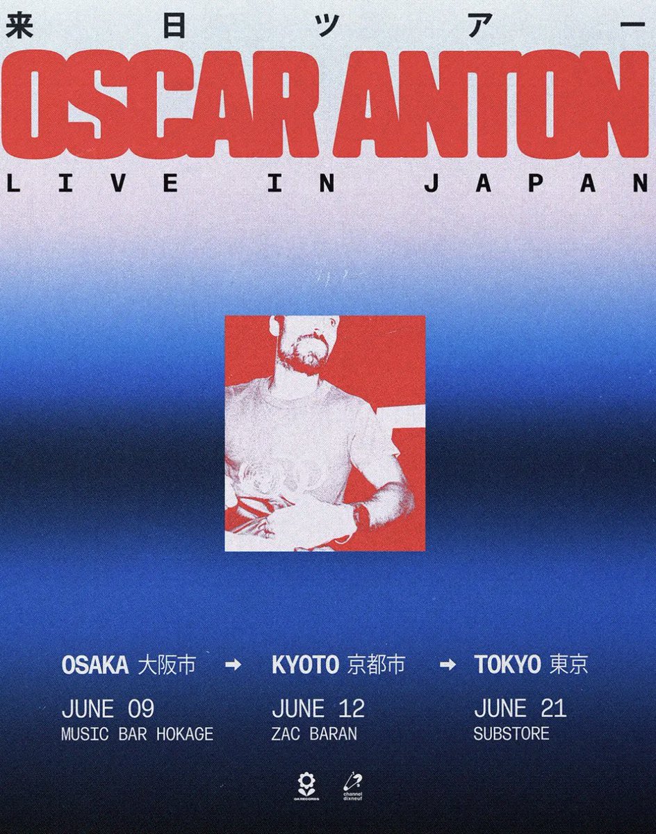 scam_4man's tweet photo. 2026.06.21
Oscar Anton Live in Japan🇯🇵🇫🇷
ベースイン‼︎
ピースピース✌️✌️
#oscaranton https://t.co/N9cFqp7T8M