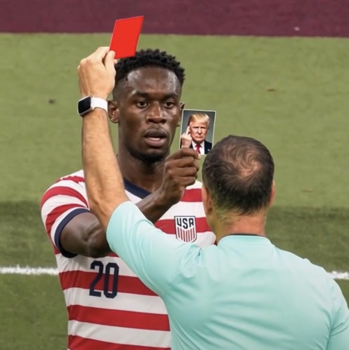FMJcards's tweet photo. @dollaballers @BelligeRich @JomboyMedia @FOXSports I think I know what we have here it’s a sad Canadian who realizes the U.S. is the best country in the world and can’t stand it. https://t.co/Lplunmq9OQ