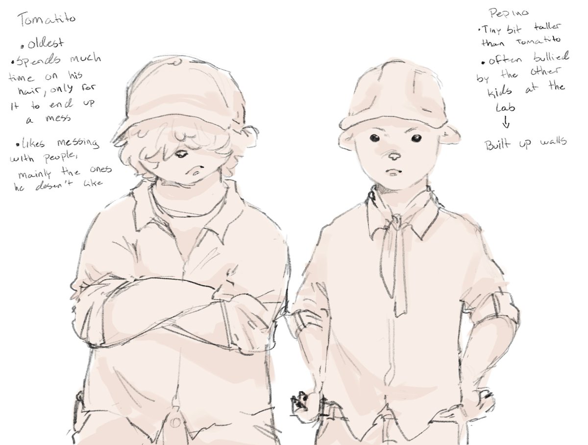 eliflakes1001's tweet photo. Someone asked me to draw more Pepino, so i drew him mostly based on my fed kid au😽 also Tomate is there cuz i love him too much

#qsmp https://t.co/wJQ0f7OhpQ