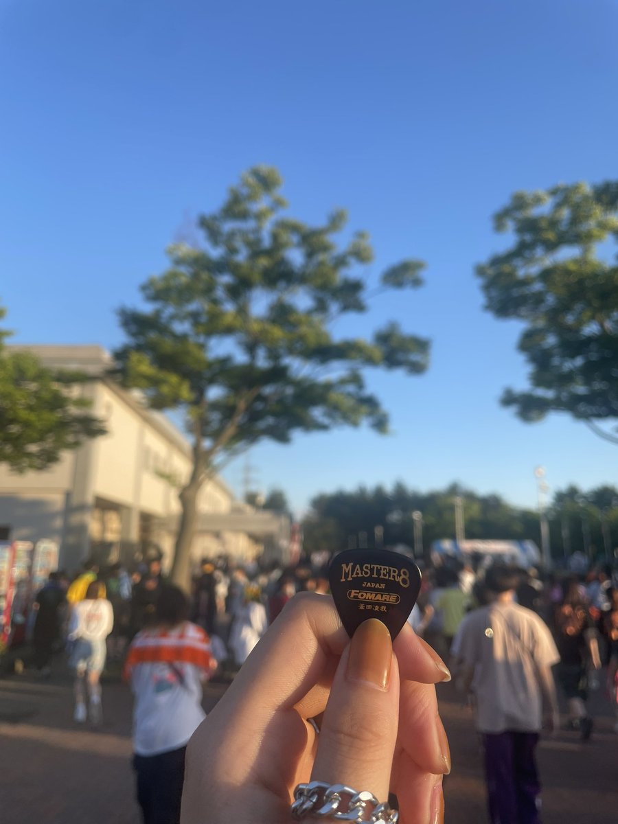 ajh4bt's tweet photo. 2023.06.03 百万石音楽祭

なかなかハードなフェスだった✨偶然にもフォマレのピックゲット〜〜 https://t.co/odqE7IK4ST