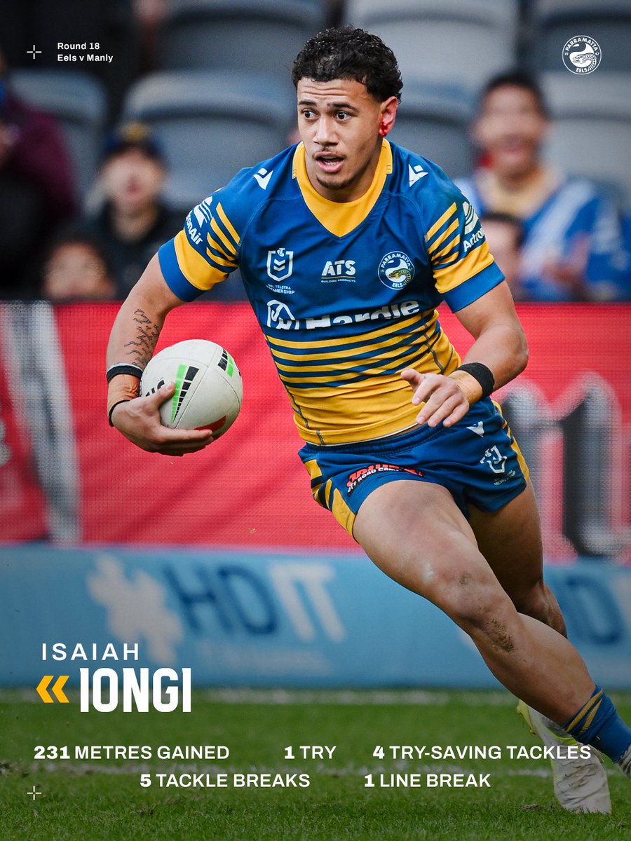 TheParraEels's tweet photo. Emptied the tank ⛽️

Bro was everywhere in yesterdays win!

#PARRAdise https://t.co/hZlShsl2a7