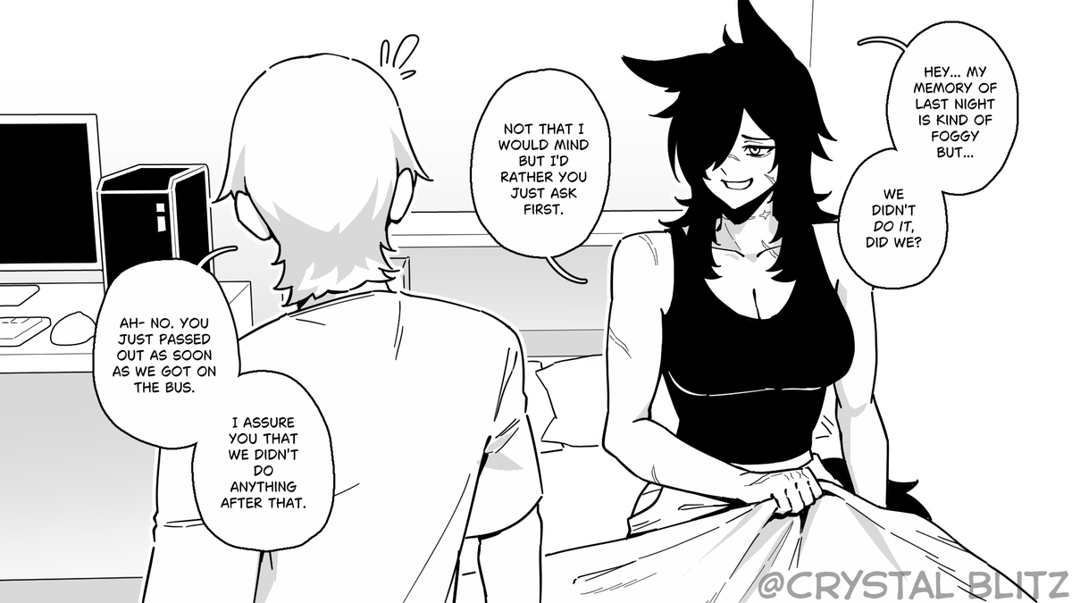 blitz_crystal's tweet photo. Did We Sleep Together? https://t.co/XGL6MWOwxC