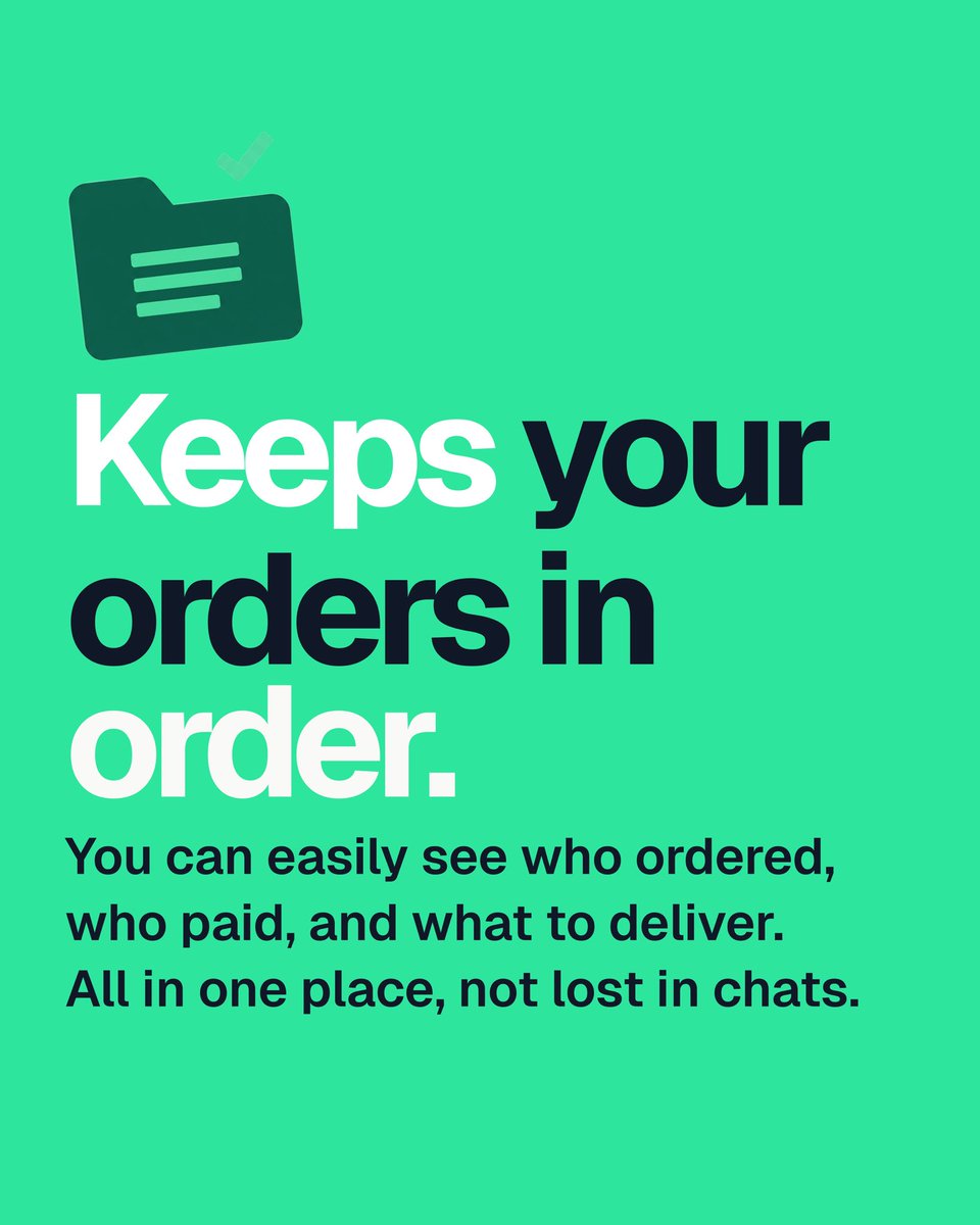 Buvvoapp's tweet photo. Your shop also goes on the Buvvo Marketplace, so new buyers can find you.
Same number. Same customers. You just sell better.
Start free 👉 https://t.co/9mo94riphN
#NigerianVendors #WhatsAppVendor #SellOnWhatsApp #OnlineVendor #SmallBusinessNigeria #NaijaVendors https://t.co/9hXpcrwueH