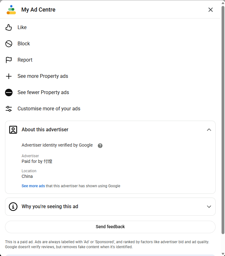 AdFromCCP's tweet photo. more and more #google selling the #CCP properities https://t.co/A4wn2UkvXT