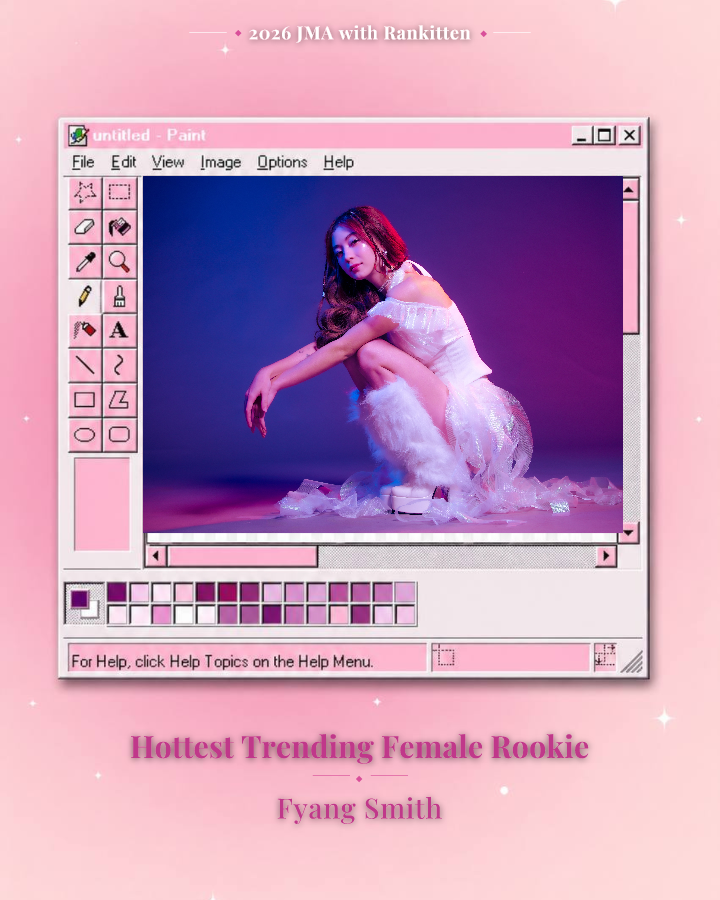 Rankitten_World's tweet photo. 🎉The 3rd #JMA Preliminary Round1🎉

Vote for Nominee Fyang Smith

😸Category : Hottest Trending Female Rookie
😸Nominee : Fyang Smith

Vote on #Rankitten😽, the official voting partner of JMA

https://t.co/F2mAeCrgfP

#Rankitten #JUPITER_MUSIC_AWARDS #ASIANTVAWARDS #JMA #ATA #FyangSmith