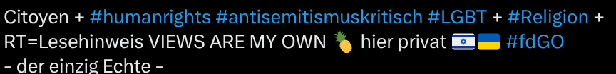 TheOrcaTM's tweet photo. @Volker_Beck Grüne und #fdGO? antisemitismuskritisch, statt gg. Antisemitismus?😂 https://t.co/AR4uqJ4nyb