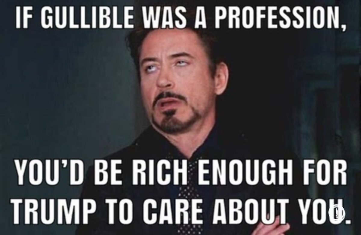 Golemn1's tweet photo. @BoLoudon LMAO at those of you who praise him for giving up $400,000 while raking in $2.2 billion last year—and that doesn’t even include what his family has grifted.
You’re so, so gullible. https://t.co/obKBHlVQK5