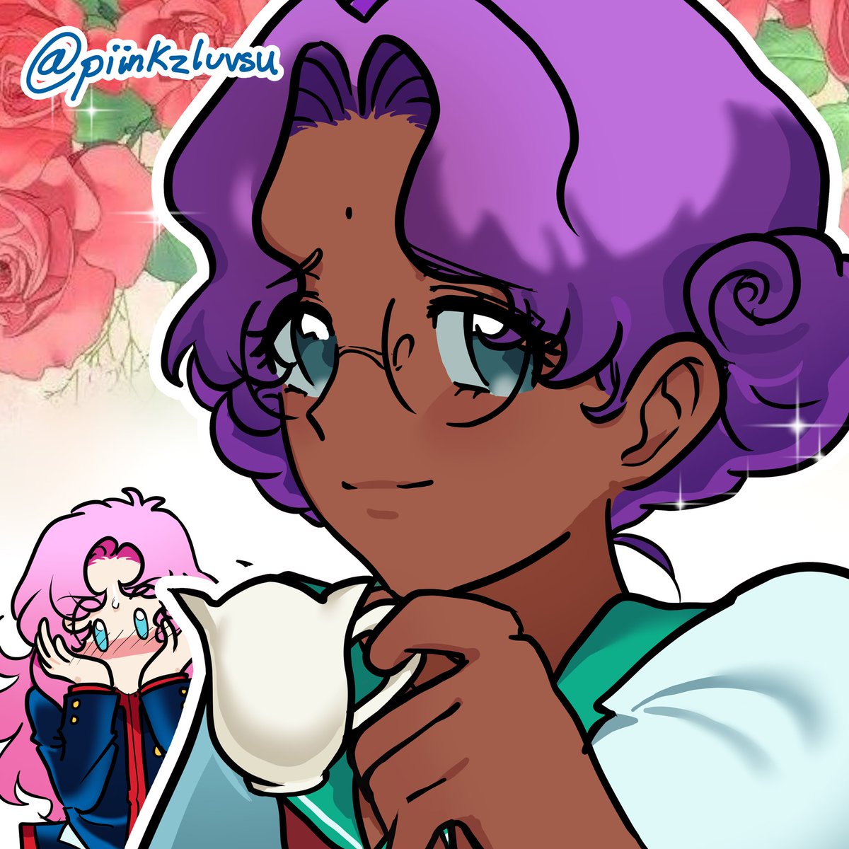 piinkzluvsu's tweet photo. #Utenanthy #RGU 
Utena/Anthy fanart ! ⚔️🌹 https://t.co/Yg3RZkGweX