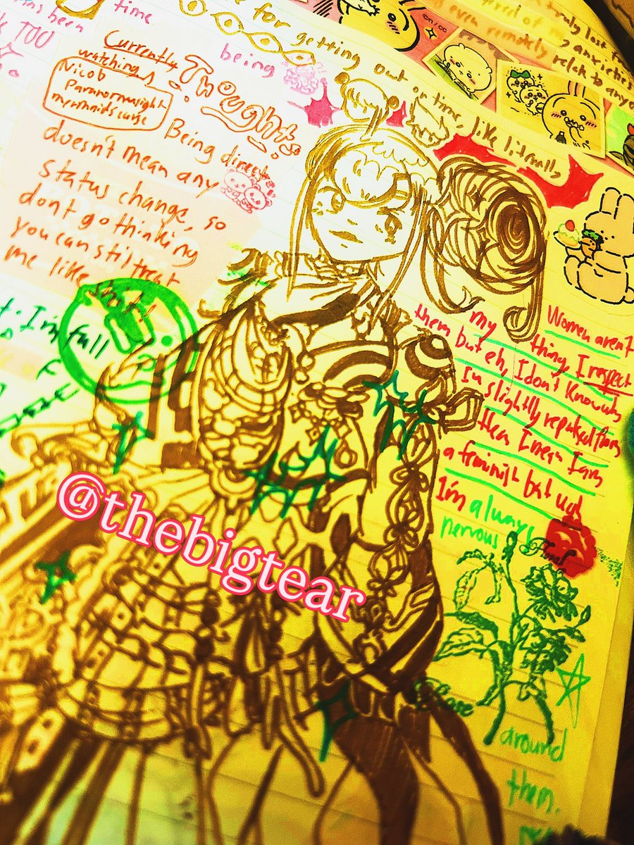 AsgeriuAdd's tweet photo. A journal spreadᕦ( ᐛ )ᕡ🥰❤️😍🫪✌️

🐻‍❄️🐼🐵🦁🐯🐤🐦🐺🦦🦆🪿

Youll regret what you did ,someday.
#anime #journal #journalph #journalinspiration #artist https://t.co/7wWufTQebj