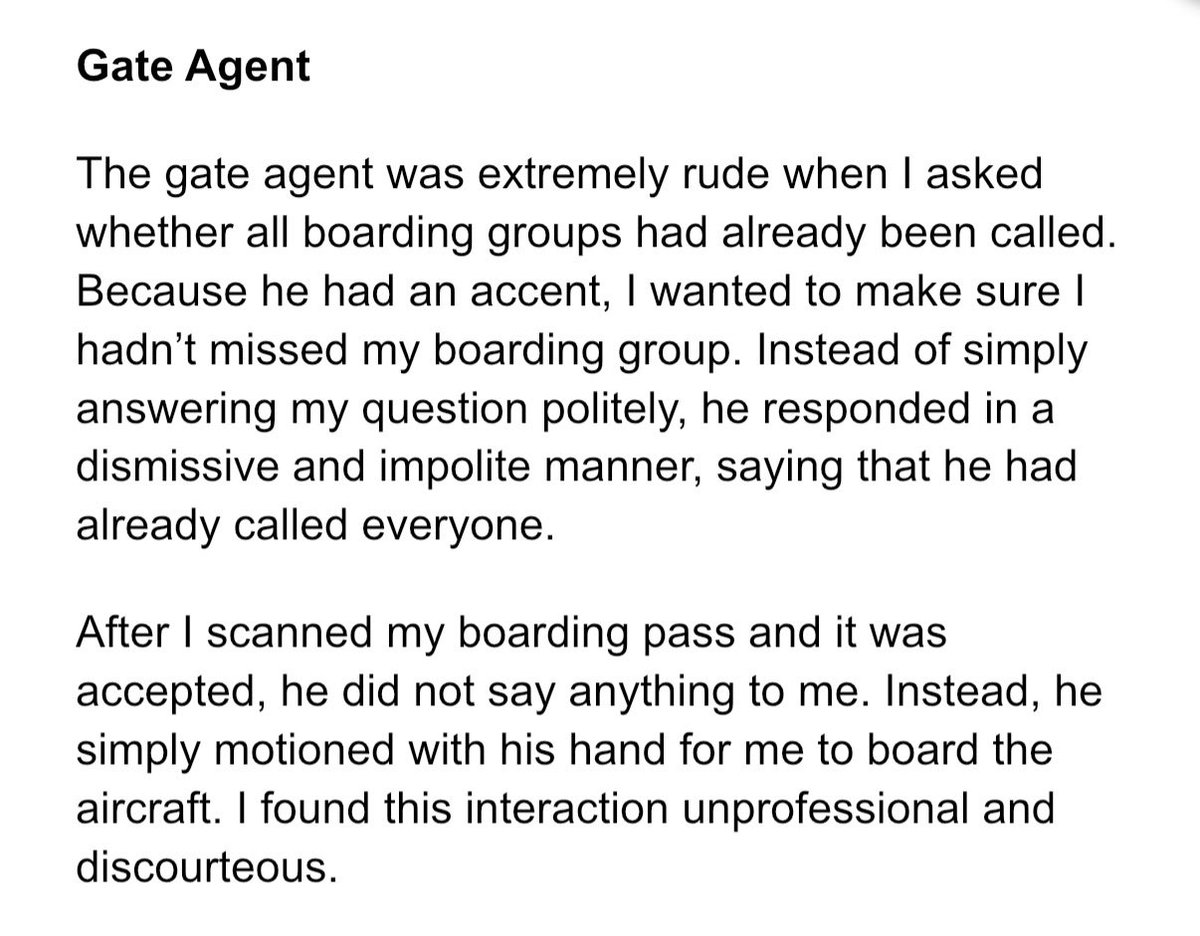 MarcusOBailey's tweet photo. Dear @AmericanAir 

My recent onboarding and flight experience from LGA to IND was very disappointing. I placed in details two experiences I had where two members of the AA staff were impolite and unprofessional. 

I enjoy flying with AA but these interactions were discourteous. https://t.co/6prZjs8pQ9