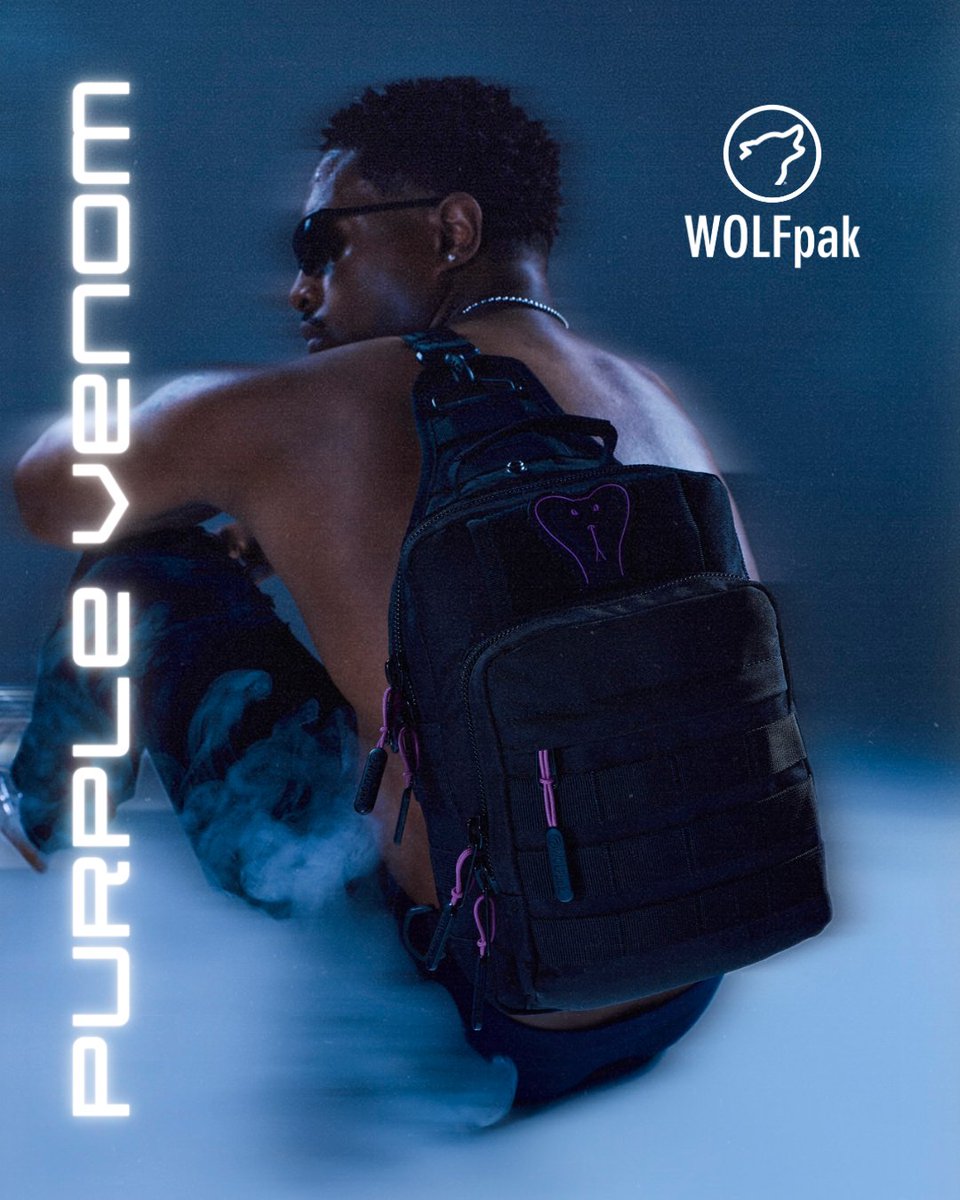 WOLFpaktrust's tweet photo. Purple Venom is now LIVE. 🐺🎒

Act fast! These won't be here for long. Grab yours before they're gone! 🔥 https://t.co/ZjHpBxpEyZ