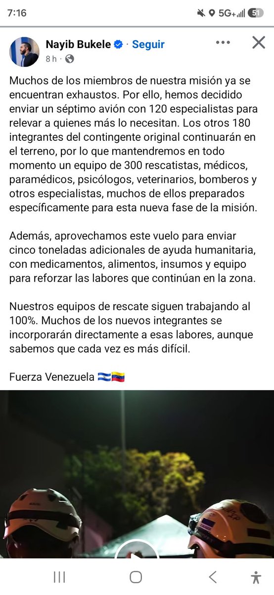 vegasotocesar's tweet photo. Mientras el Cartel de los Soles Sigue Haciendo show, @nayibbukele Funge como Principal Rescatista de los terremotos, y envia mas ayuda, Gracias @nayibbukele https://t.co/H83LpR3ELc
