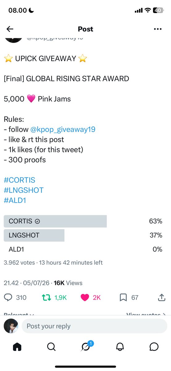 aisyappinghuft's tweet photo. @kpop_giveaway19 #CORTIS https://t.co/oZ8dZgM0MJ